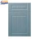 Replacing MDF board material Kitchen Cabinet Doors Pressed by Solid Colors PVC Film