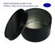 Custom Round Candle Tin Box, Metal Candle Box, Tin Case, Black Round Case -Goldentinbox