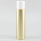 Cylinder 24mm Gold Smooth 3.38oz PET Plastic Bottle