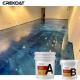 3D Effect Metallic Epoxy Floor Coating Resist Stains Chemicals And Wear