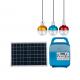9W 3PCS Solar Powered LED Lights Portable Solar Home Lighting System