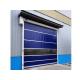 Automatic PVC Fast Rolling Shutter Door High Speed Access Dust And Wind Defense