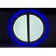 IP20 Surface Semi Circle Wall Light Double Color For Bedroom Lighting 9W+3W