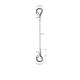 Lighting Security Purpose Safety Wire Rope Sling With Snap Hook On Both End