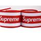 ODM SGS Supreme Polyester Ribbon Roll Anti Slip Elastic Band Red And White