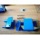 Blue Color Painted Metal Fence Accessories / Two Way Gate Latch Easy Operate