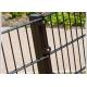 Pvc coated twin wire 656 fence panel/Double rod welded wire fence, twin wire fence, double bar fence
