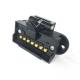 Black 7 Prong Trailer Plug 24v Screw Type Quick Connect Plug Lightweight