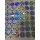 Authentic Holographic Security Stickers Water Based Glue 25 Mircon Thickness