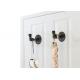 Black Pipe Clothing Rack Wall Mounted Threaded Connection For Home Decoration