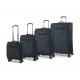 Reinforced Handle REACH Navy Fabric ODM Soft Cabin Baggage