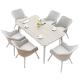 100% Hand Weaving Poly Rattan Patio Table And Chairs