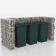 4mm Welded Gabion Bin Surround Steel Waste Container Enclosures