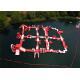 Creative Aquatic Sports Inflatable Floating Water Park Reliable Long Life Span
