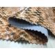 0.6mm Scuba Suede Printed Leather Fabric With Snake Skin Design Plus Lamination Effect