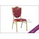 Hot Sale Red Velvet Banquet Aluminum Chairs With Hotel Restaurant (YA-8)