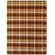 Brown Grid Pearl Patterned Acrylic Sheet 1/8 In Thick For Advertising