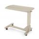 ABS 2.5 Inch Castor 1000mm Hospital Overbed Table With Wheels