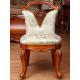 King And Queen Birch Antique Wooden Throne Chair Scratch Resistant