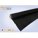 Air Distribution Ducts 0.21mm Black Fire Retardant Fabric Fiberglass Rolls Polyurethane 2 Sides Coating