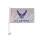 100% Polyester Car Air Force Flag Screen Printed Double Stitch Clean Cut Finishing