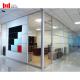80mm Glass And Wood Demountable Partition Wall For Office ODM