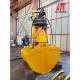 Integrated Clamshell Grab Bucket For 3-65 Ton Komatsu Hitachi PC Excavators