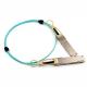 Hot Pluggable OM3 QSFP Optical Cable Lightweight All Metal Housing RoHS 6 Compliant