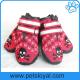 Breathable Dog Shoes Soft Knitting Paw Protector with Reflective Velcro China Manufacturer