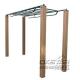 outdoor wooden fitness equipment--WPC wood ladder outdoor fitness