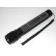 High brightness 1LED 3V / 60MA aluminium black solar powered led flashlight