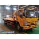 700P 190hp ISUZU Tow Truck Flatbed Recovery Truck 6300mm With ABS Brakes
