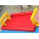 Red Outdoor Football Playground Inflatable Sports Games For Kids