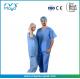 Blue 30gsm 40gsm Surgical Scrub Suits Light Blue Scrub Suit