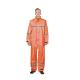 Gender-Neutral Rain Wear Rubberized Polyester PVC Rain Suit with Reflective Tape and Hood