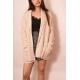 100% Acrylic Loose Knit Casual Cardigan Daily Ladies Casual Cardigan