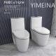 Fully Glazed Flushing Sanitary Ware Toilet 1 Piece Comfort Height