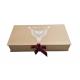 Craft Paper Printed Folding Gift Boxes Custom Logo Wedding Dress Packaging