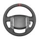 Car Accessories Custom Color Hand Stitched Genuine Leather Steering Wheel Cover for Land Rover Freelander 2 II LR2 (L359)