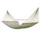 Foldable Wide Grass Green Rope Hammock With Solid Hardwood Bars Fade Resistant
