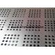 Perforated Galvanized Sheet Metal , Stainless Steel Perforated Plate For Filtration / Shelving