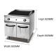 Gas Grill With Cabinet Stainless Steel GL RH 1.2Kg/h LPG/NG Restaurant Cooking Equipment