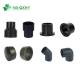 20mm to 355mm Black Oxide PE100 PE80 Water Pipe Anchor HDPE Fittings for Butt Fusion