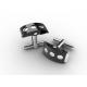 Tagor Jewelry Top Quality Trendy Classic Men's Gift 316L Stainless Steel Cuff Links ADC39