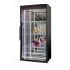 Customized Home Wine Cabinet Model Decorative Storage Wall Hanging Abyss Mirror Lighting Glass Cabinet
