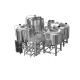 1000L 2000L Stainless Steel 304 Mirror Polish Three Vessel Brewhouse For Craft Beer Brewing Equipment