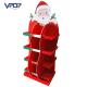 Christmas Tree Shape Cardboard Advertising Stand Durable With Sturdy Structure