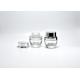 Heavy transparent Glass 30&50ml Unique Clear Glass Cosmetic Jar For Personal