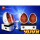 Funny games amusement park equipment 2 seat 9D VR simulator virtual reality double seats egg cinema