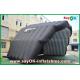 Go Outdoors Inflatable Tent 8m PVC Coat Inflatable Air Tent Stage Cover Dome Tent For Show Black Color